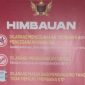 Banner Himbauan bagi pengunjung Grand Club